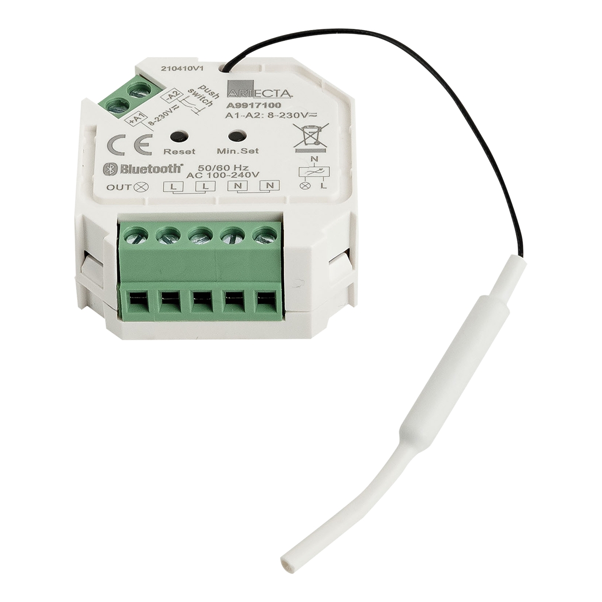 Artecta Bluetooth + RF AC Dimmer Tot 400 W - Trailing- & Leading Edge Artecta Bluetooth + RF AC Dimmer Tot 400 W - Trailing- & Leading Edge