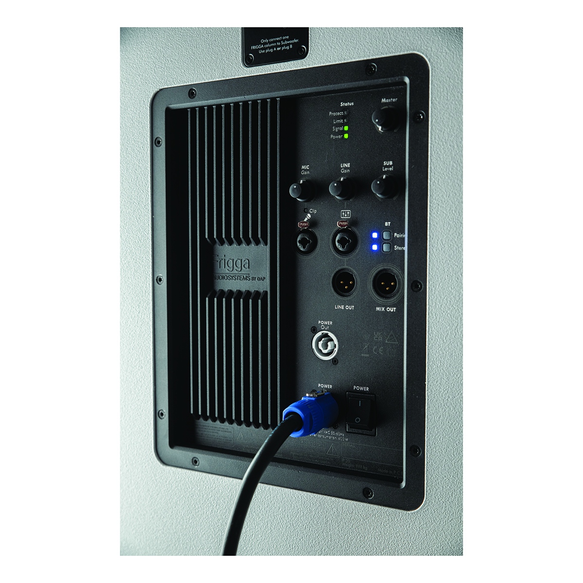 DAP Frigga Enkelvoudig actief kolom PA-systeem - wit DAP Frigga Enkelvoudig actief kolom PA-systeem - wit