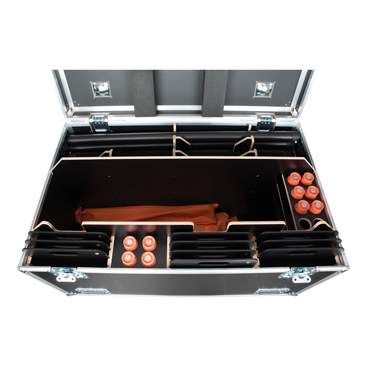 WENTEX® Pipe & Drape Case for FOH kit (USA) Voor een breedte tot 66' WENTEX® Pipe & Drape Case for FOH kit (USA) Voor een breedte tot 66'