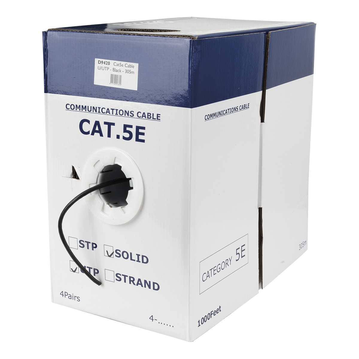 DAP CAT5e U/UTP LAN Cable Spoel 305 m DAP CAT5e U/UTP LAN Cable Spoel 305 m