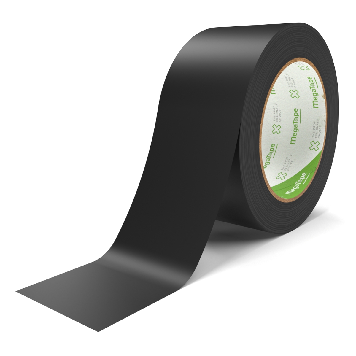 MegaTape UT5 PVC dansvloer tape - 33 m op rol 50 mm zwart MegaTape UT5 PVC dansvloer tape - 33 m op rol 50 mm zwart