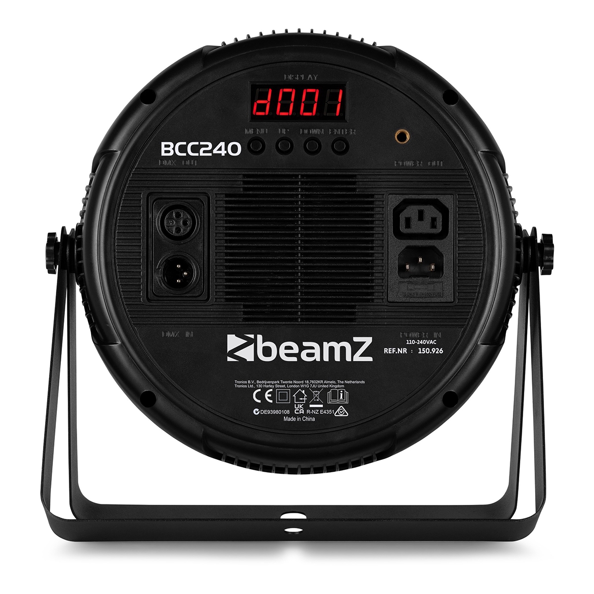 BeamZ BCC240 LED PAR - PAR spot met 27x 4W LED’s - RGBW - Inclusief afstandsbediening BeamZ BCC240 LED PAR - PAR spot met 27x 4W LED’s - RGBW - Inclusief afstandsbediening