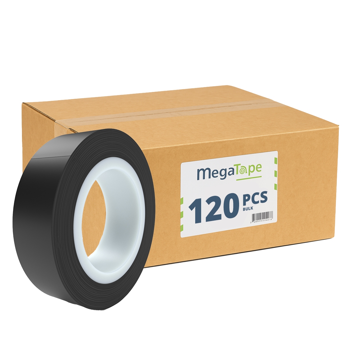 120x MegaTape UT7 PVC tape - 10 m op rol 15 mm zwart 120x MegaTape UT7 PVC tape - 10 m op rol 15 mm zwart