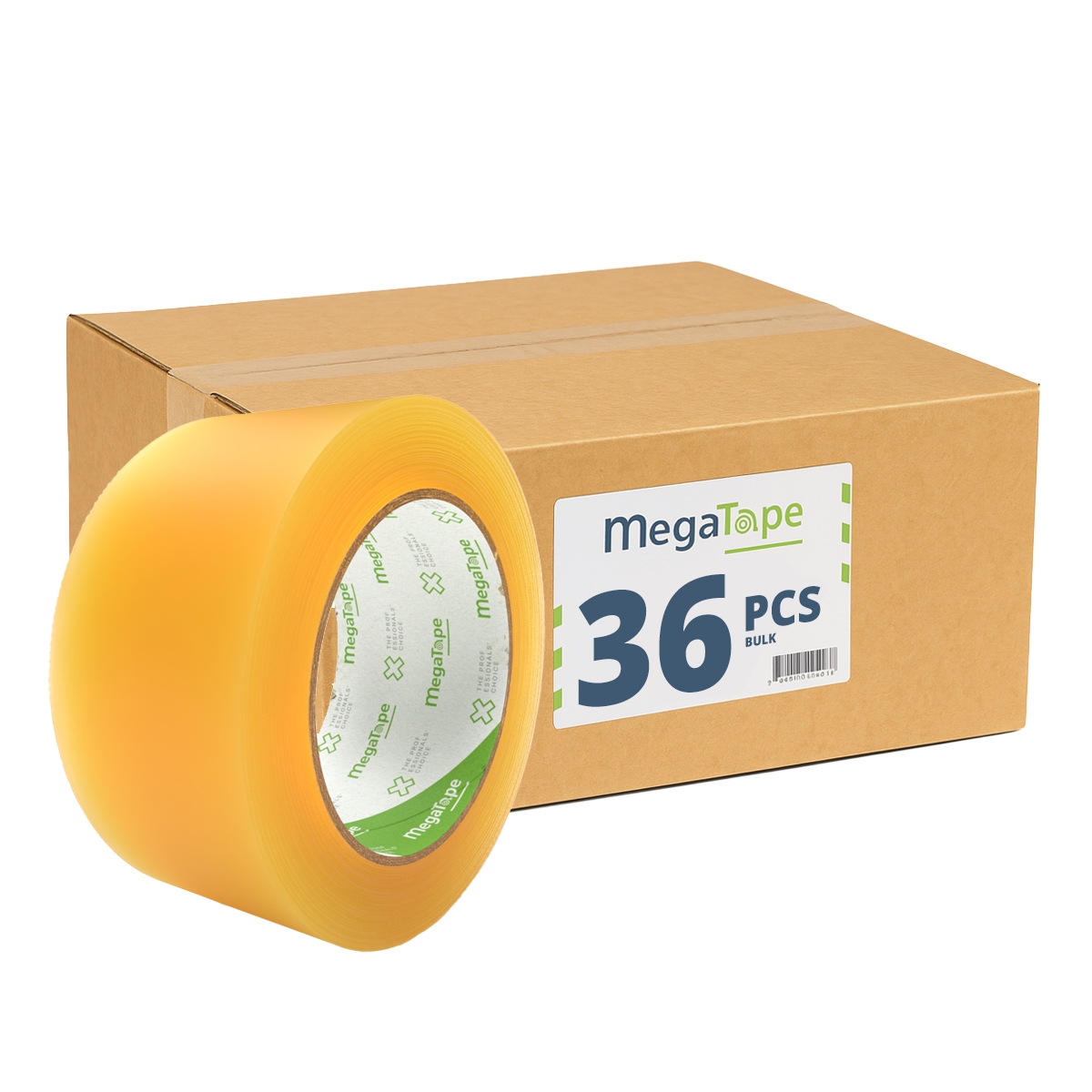 36x MegaTape UT5 PVC dansvloer tape - 33 m op rol 50 mm transparant 36x MegaTape UT5 PVC dansvloer tape - 33 m op rol 50 mm transparant