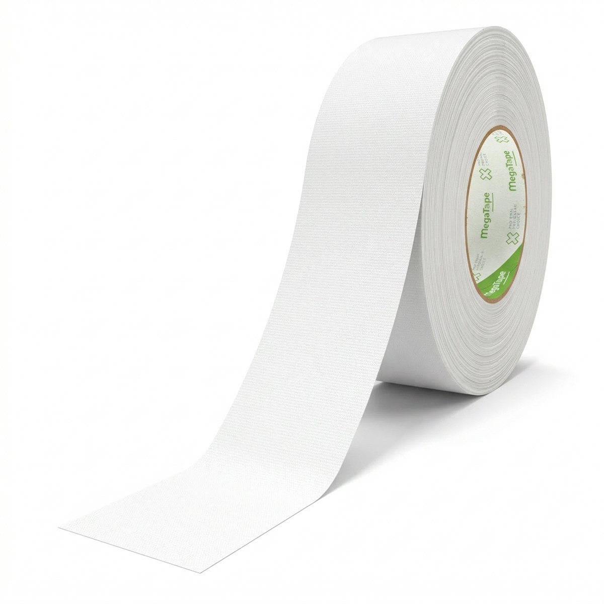 MegaTape UT80 gaffa tape - 50 m op rol 50 mm mat wit MegaTape UT80 gaffa tape - 50 m op rol 50 mm mat wit