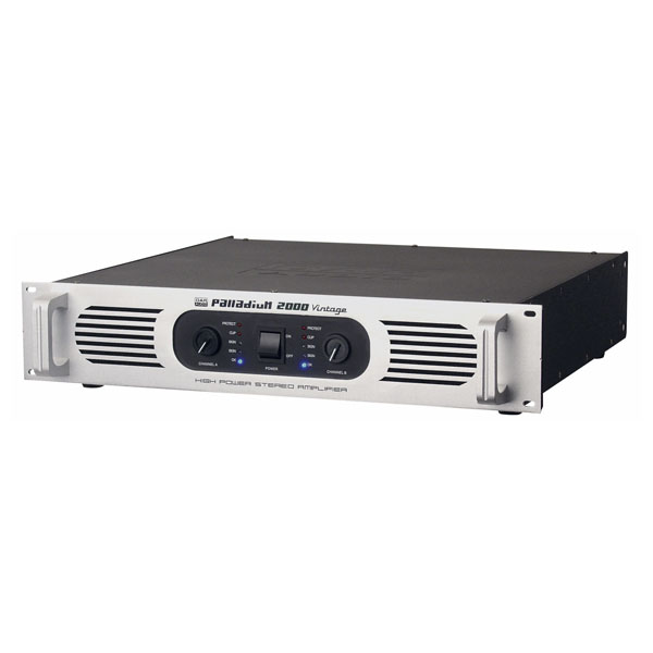 DAP P-2000 2U krachtige dubbele klasse H stereo PA-versterker, zilver