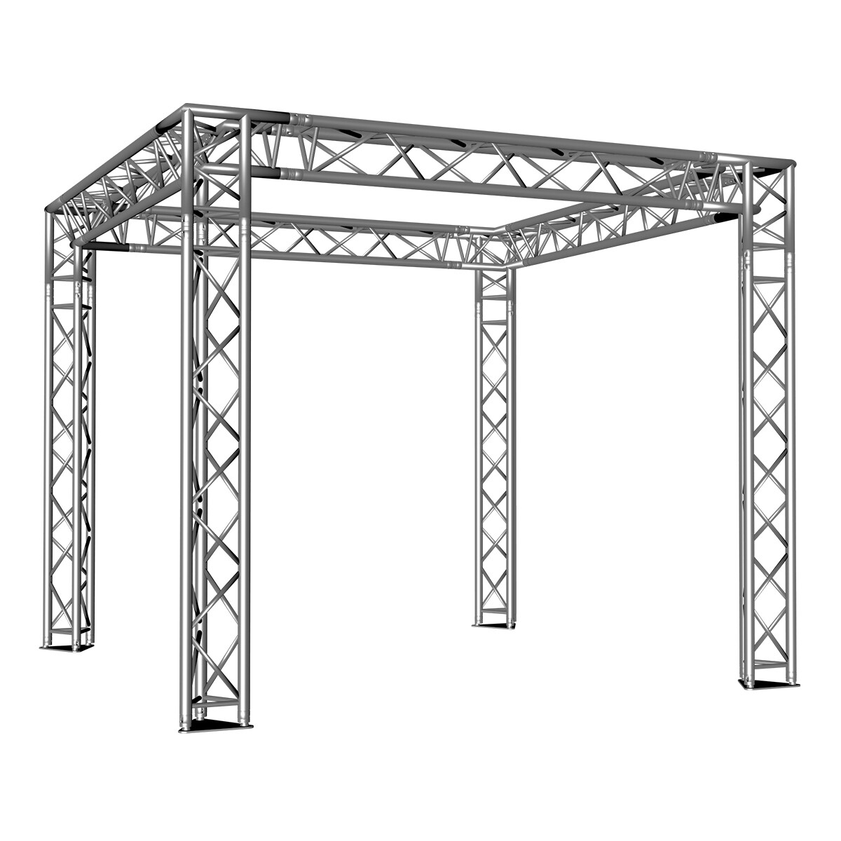 FORTEX FX33 driehoek truss beursstand carré 3x3x2,5 m FORTEX FX33 driehoek truss beursstand carré 3x3x2,5 m