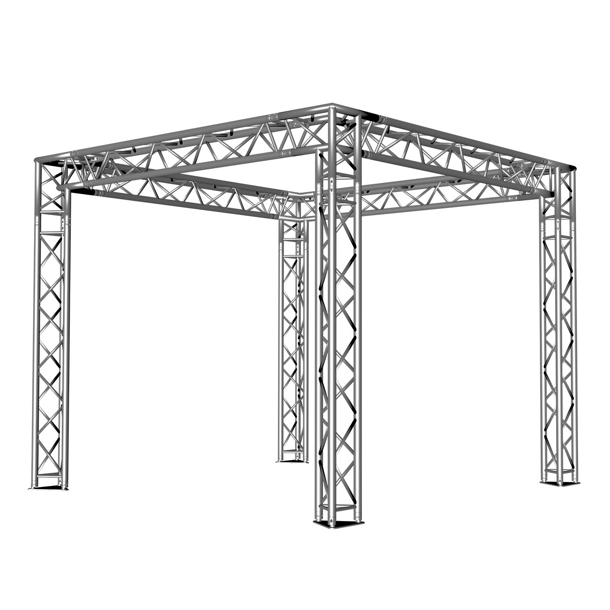 FORTEX FX33 driehoek truss beursstand carré 3x3x2,5 m FORTEX FX33 driehoek truss beursstand carré 3x3x2,5 m