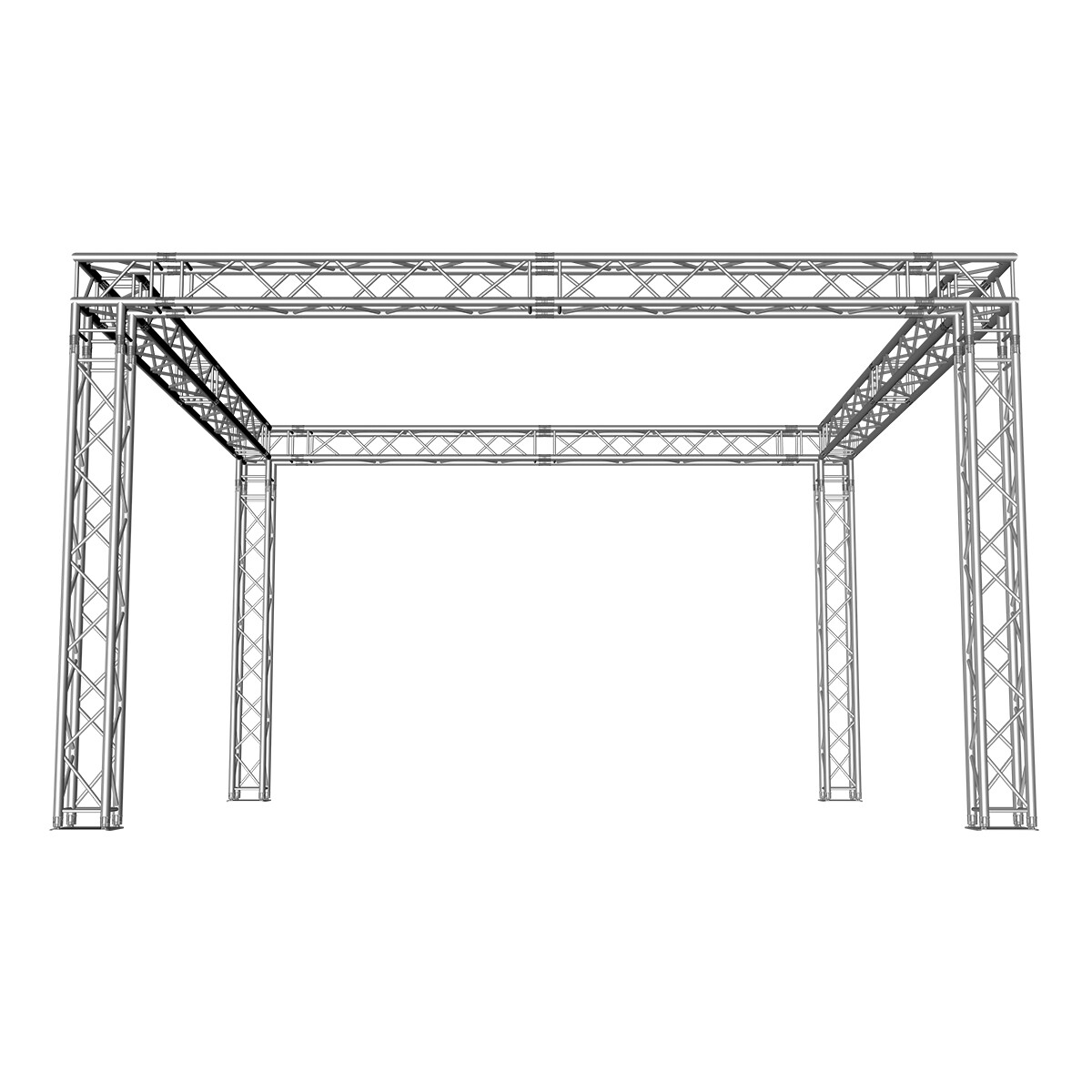 FORTEX FX34 vierkant truss beursstand carré 5x5x3 m FORTEX FX34 vierkant truss beursstand carré 5x5x3 m