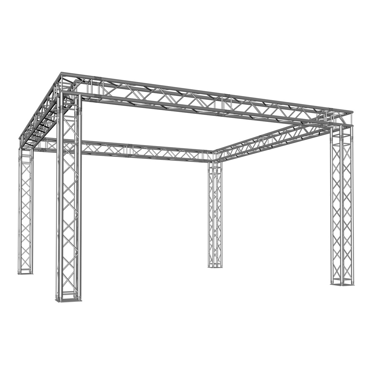 FORTEX FX34 vierkant truss beursstand carré 5x5x3 m FORTEX FX34 vierkant truss beursstand carré 5x5x3 m