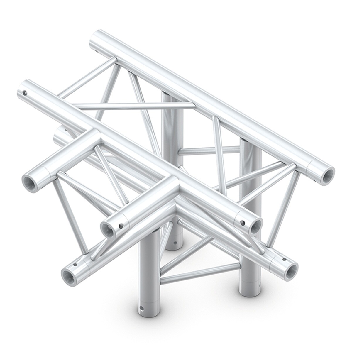 Milos ATU42 truss driehoek 4-weg t-stuk Milos ATU42 truss driehoek 4-weg t-stuk