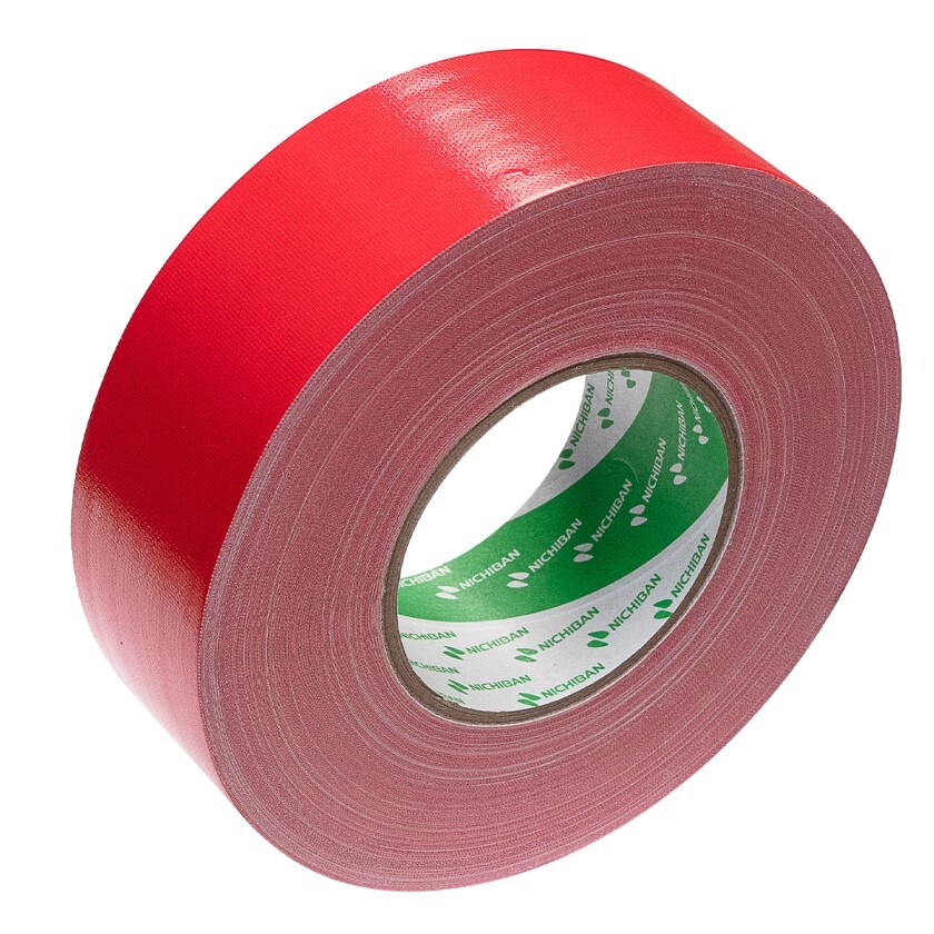 Nichiban® Gaffa Tape 1200 - 50m rol 50mm rood Nichiban® Gaffa Tape 1200 - 50m rol 50mm rood