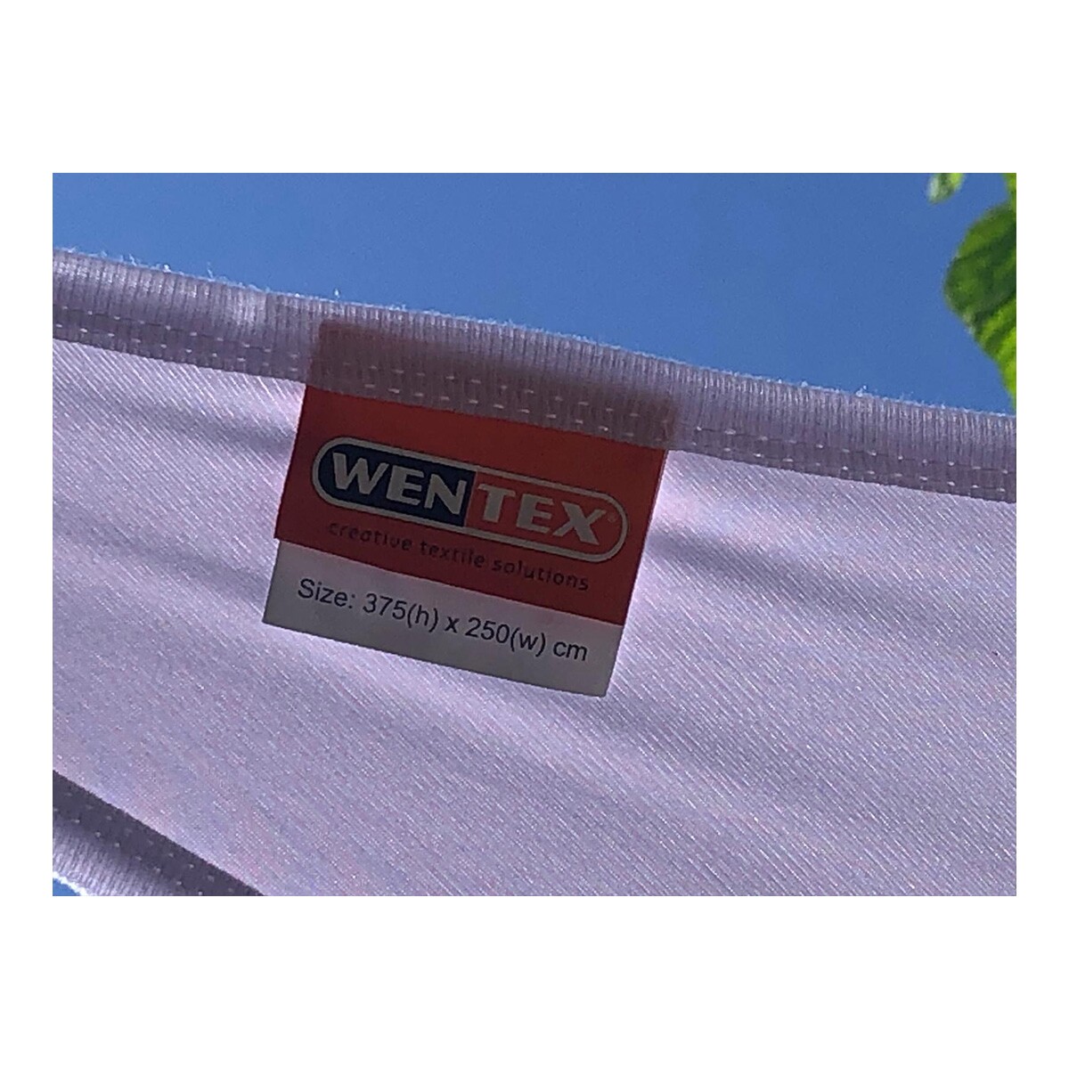 WENTEX® Stretch Shape Diamond 500 cm x 250 cm, wit WENTEX® Stretch Shape Diamond 500 cm x 250 cm, wit