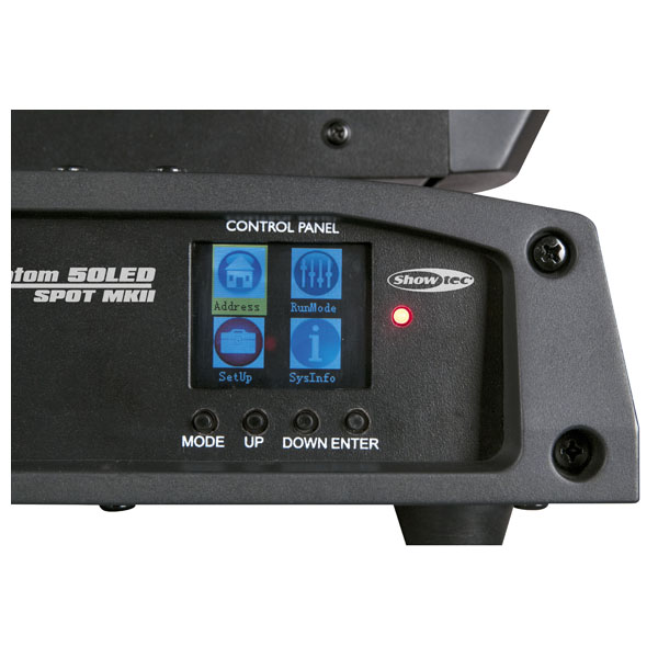 Showtec Phantom 50 LED Spot MKII Zwarte behuizing Showtec Phantom 50 LED Spot MKII Zwarte behuizing