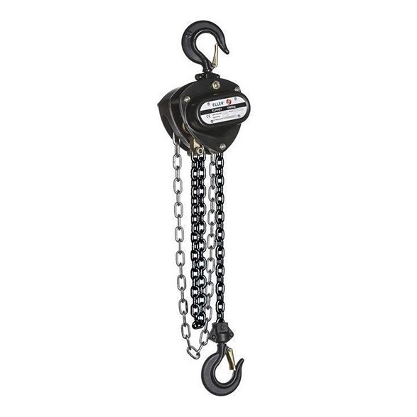 ELLER® PHE1 handtakel 1000kg 10m zwart ELLER® PHE1 handtakel 1000kg 10m zwart