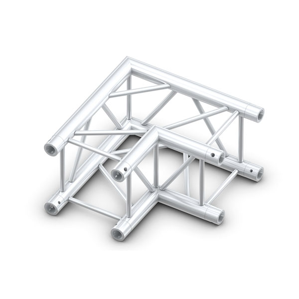 Milos QCVF21 truss vierkant Heavy 90 graden 2-weg hoek Milos QCVF21 truss vierkant Heavy 90 graden 2-weg hoek