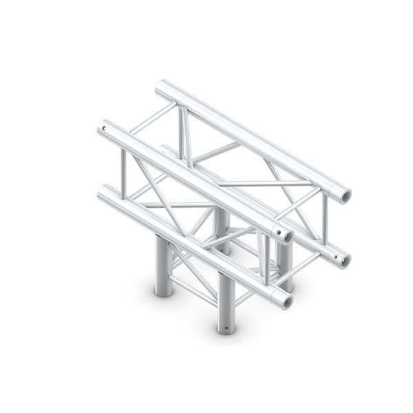 Milos QTVF35 truss vierkant Heavy 3-weg t-stuk Milos QTVF35 truss vierkant Heavy 3-weg t-stuk