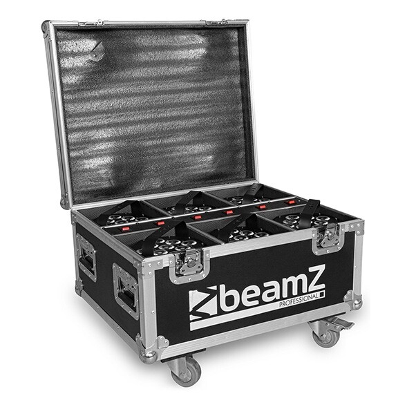 BeamZ Professional Uplight Set, 6 stuks in flightcase BeamZ Professional Uplight Set, 6 stuks in flightcase
