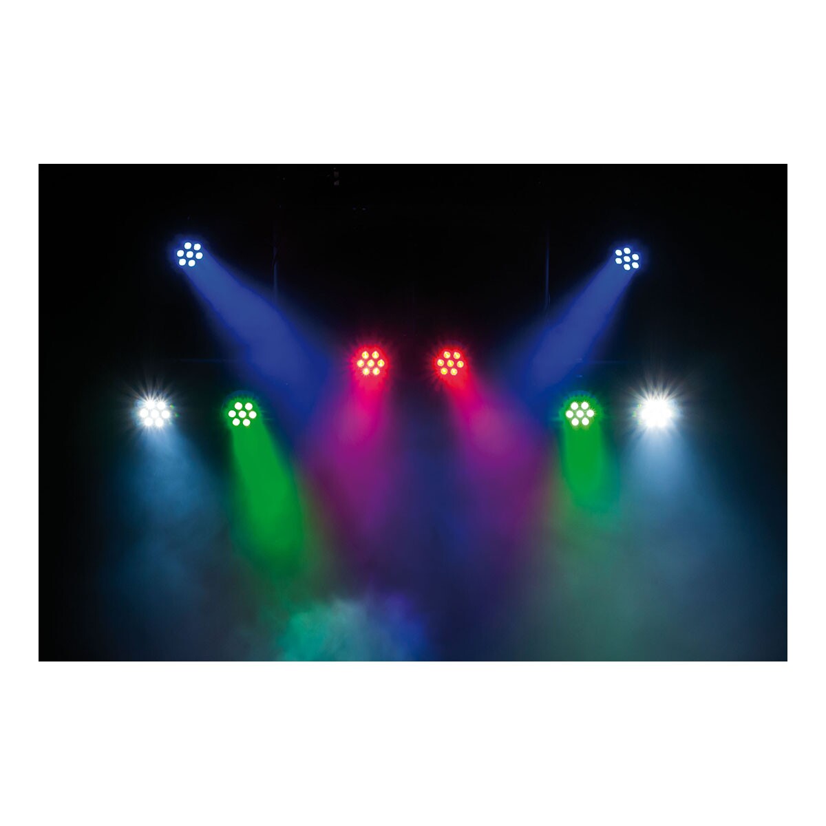 Showtec Compact Par 7 Q4 zwart Showtec Compact Par 7 Q4 zwart