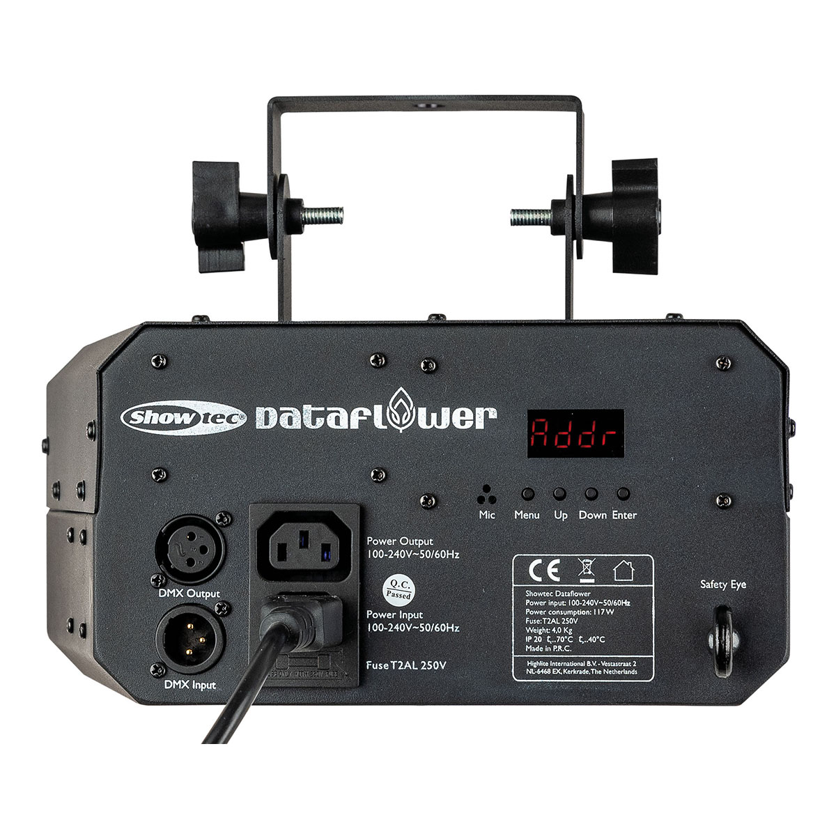 Showtec Dataflower LED Effectverlichting 100W met DMX Showtec Dataflower LED Effectverlichting 100W met DMX
