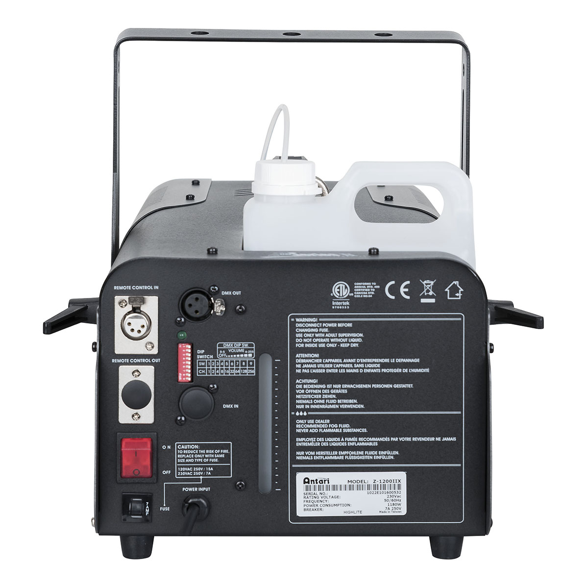 Antari Z-1200 MKII Pro Rookmachine - 1200W Antari Z-1200 MKII Pro Rookmachine - 1200W