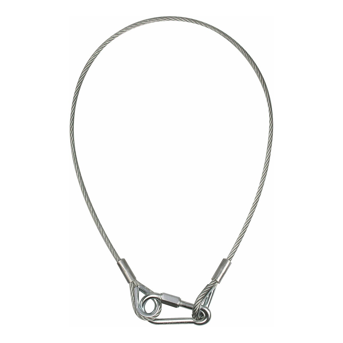 Showgear Veiligheidskabel Ø 6mm 100cm Showgear Veiligheidskabel Ø 6mm 100cm