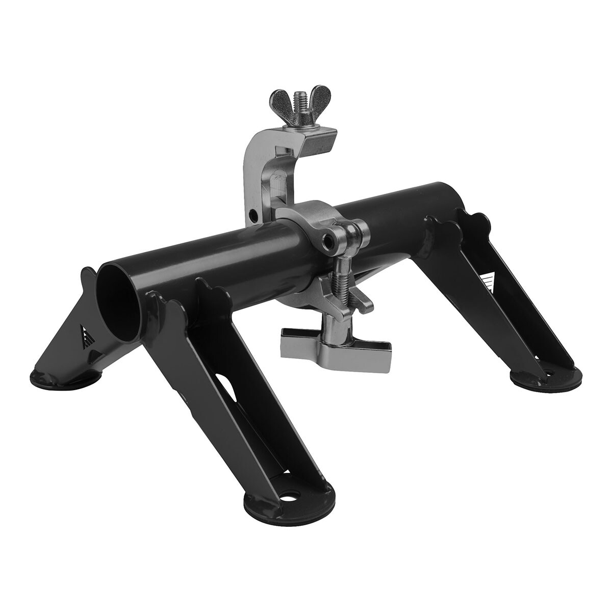 Showgear vloerstatief basis 30x30 cm, buis 50 mm - zwart Showgear vloerstatief basis 30x30 cm, buis 50 mm - zwart