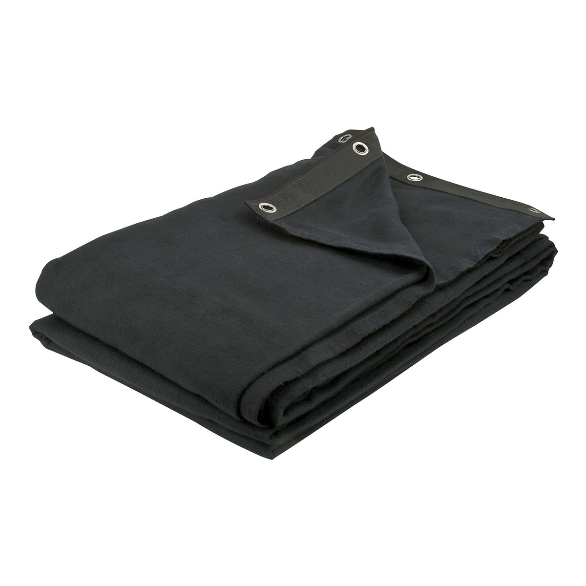 Showgear Dekomolton Backdrop 160 gram/m² 3m (b) x 3m (h) zwart Showgear Dekomolton Backdrop 160 gram/m² 3m (b) x 3m (h) zwart