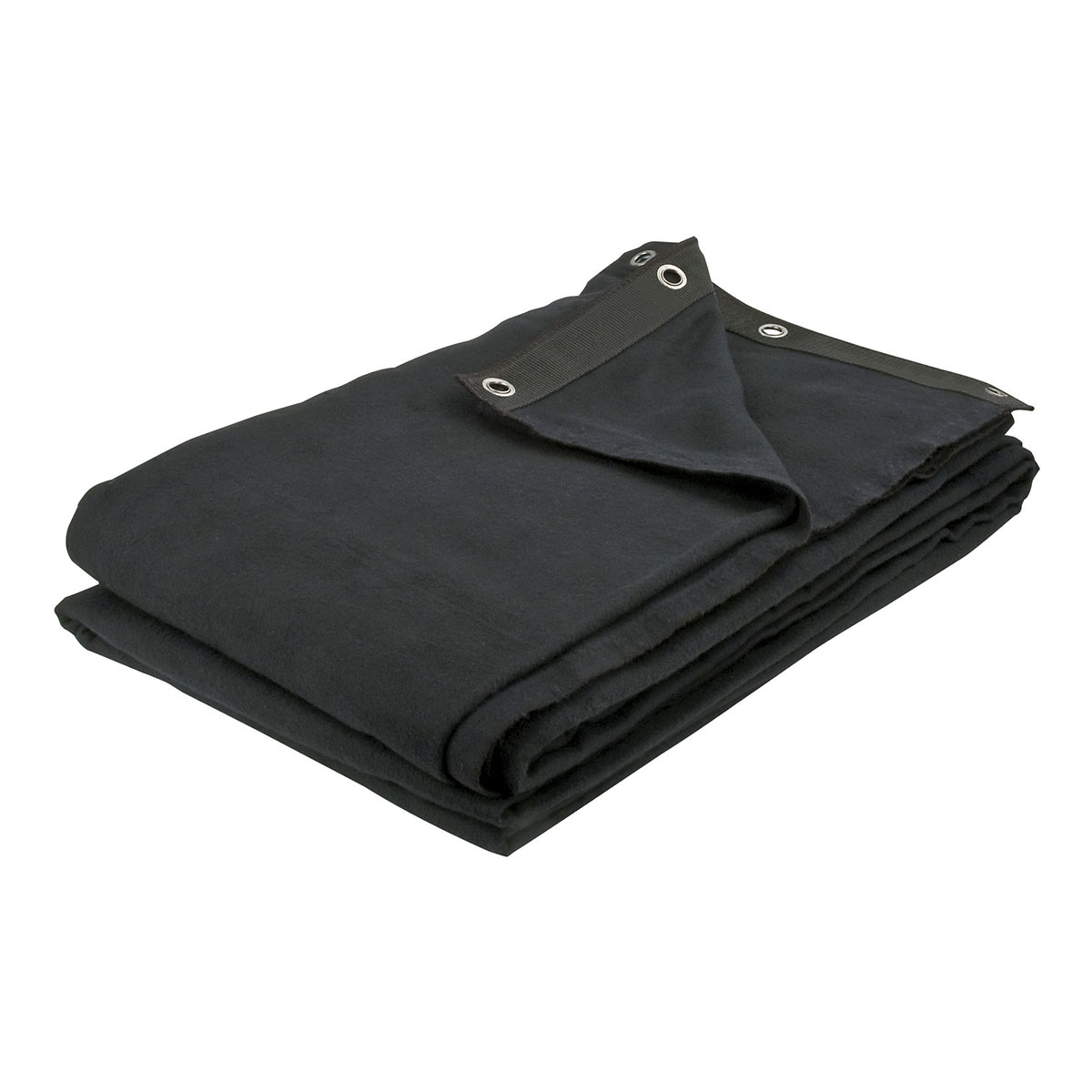 Showgear Decomolton Backdrop 160 gram/m² 4m (h) x 3m (b) zwart Showgear Decomolton Backdrop 160 gram/m² 4m (h) x 3m (b) zwart