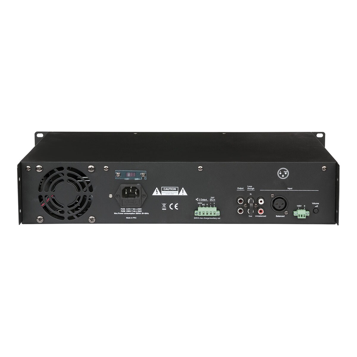 DAP PA-250 Mono versterker 250W - 100V DAP PA-250 Mono versterker 250W - 100V