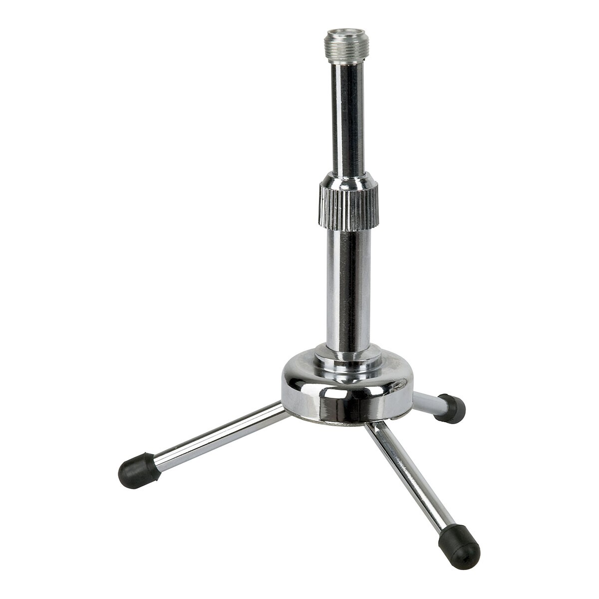 Showgear Mini Desk Mic. Stand Chroom, 15-20 cm Showgear Mini Desk Mic. Stand Chroom, 15-20 cm