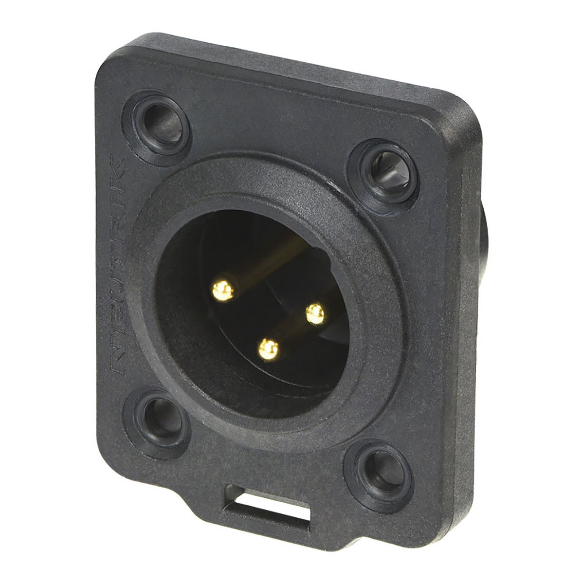 Neutrik® NC3MDX-TOP - 3-polige male chassisconnector IP65 X-TOP series Neutrik® NC3MDX-TOP - 3-polige male chassisconnector IP65 X-TOP series