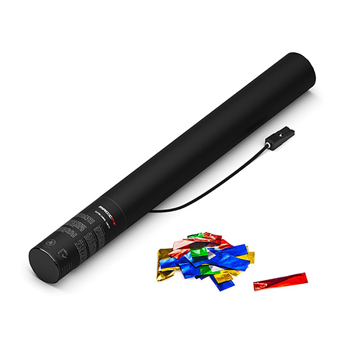 MAGICFX® Electric Confetti Cannon 50 cm - multicolor metallic