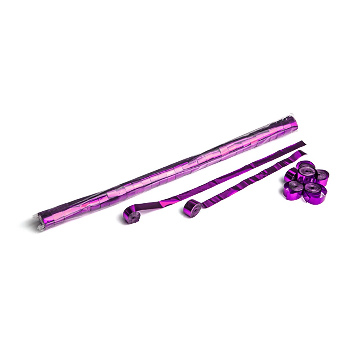 MAGICFX® Streamers 10m x 1,5cm - roze metallic