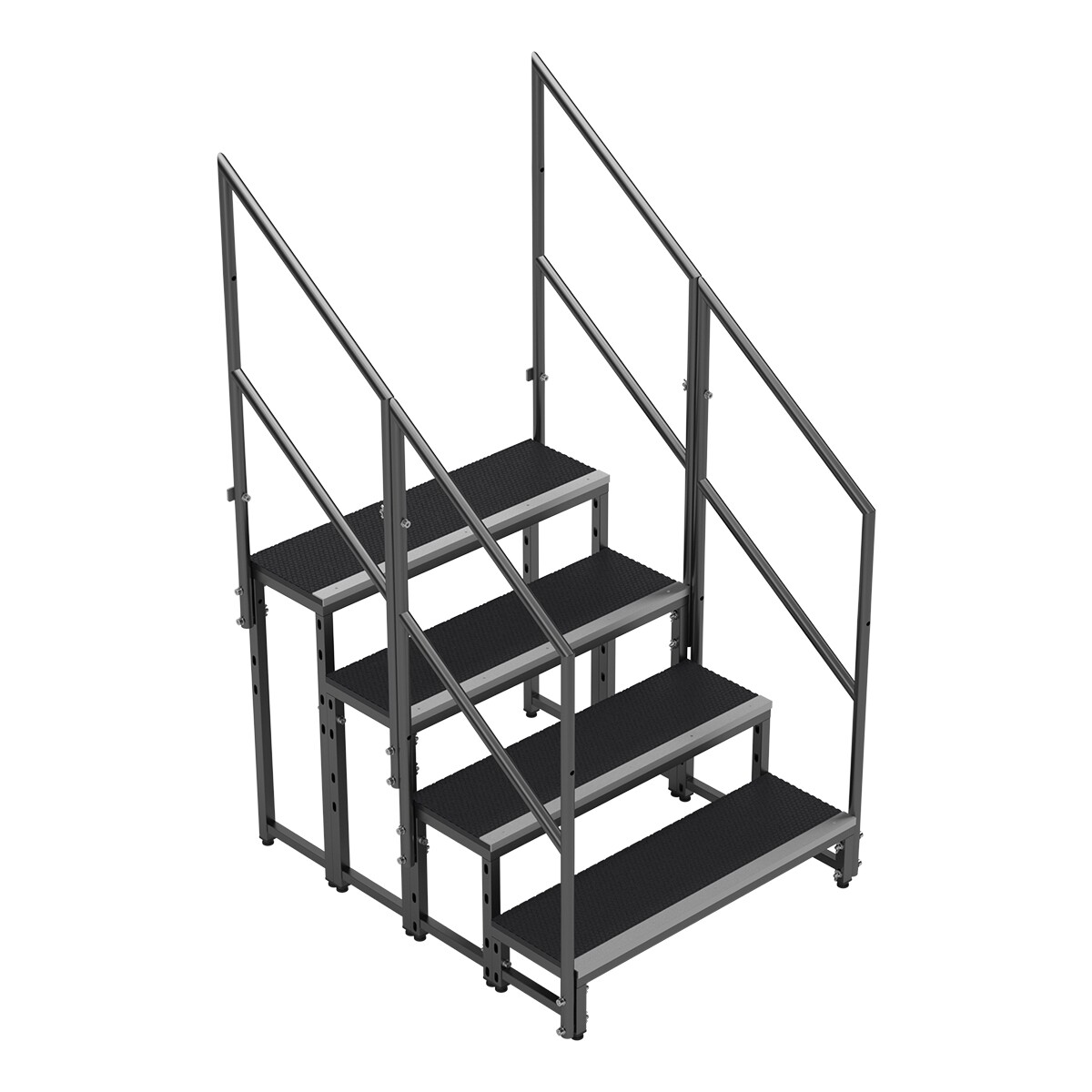 FORTEX Trapleuning voor Modulaire Podium Trap - 2 tot 3 treden FORTEX Trapleuning voor Modulaire Podium Trap - 2 tot 3 treden