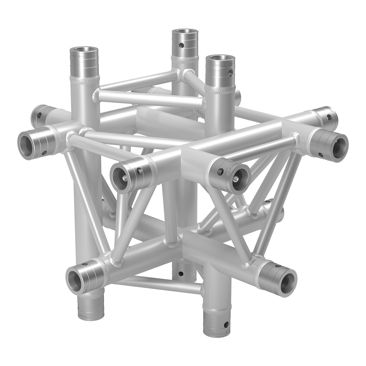 FORTEX FX33-T61 driehoek truss 6-weg T-stuk FORTEX FX33-T61 driehoek truss 6-weg T-stuk