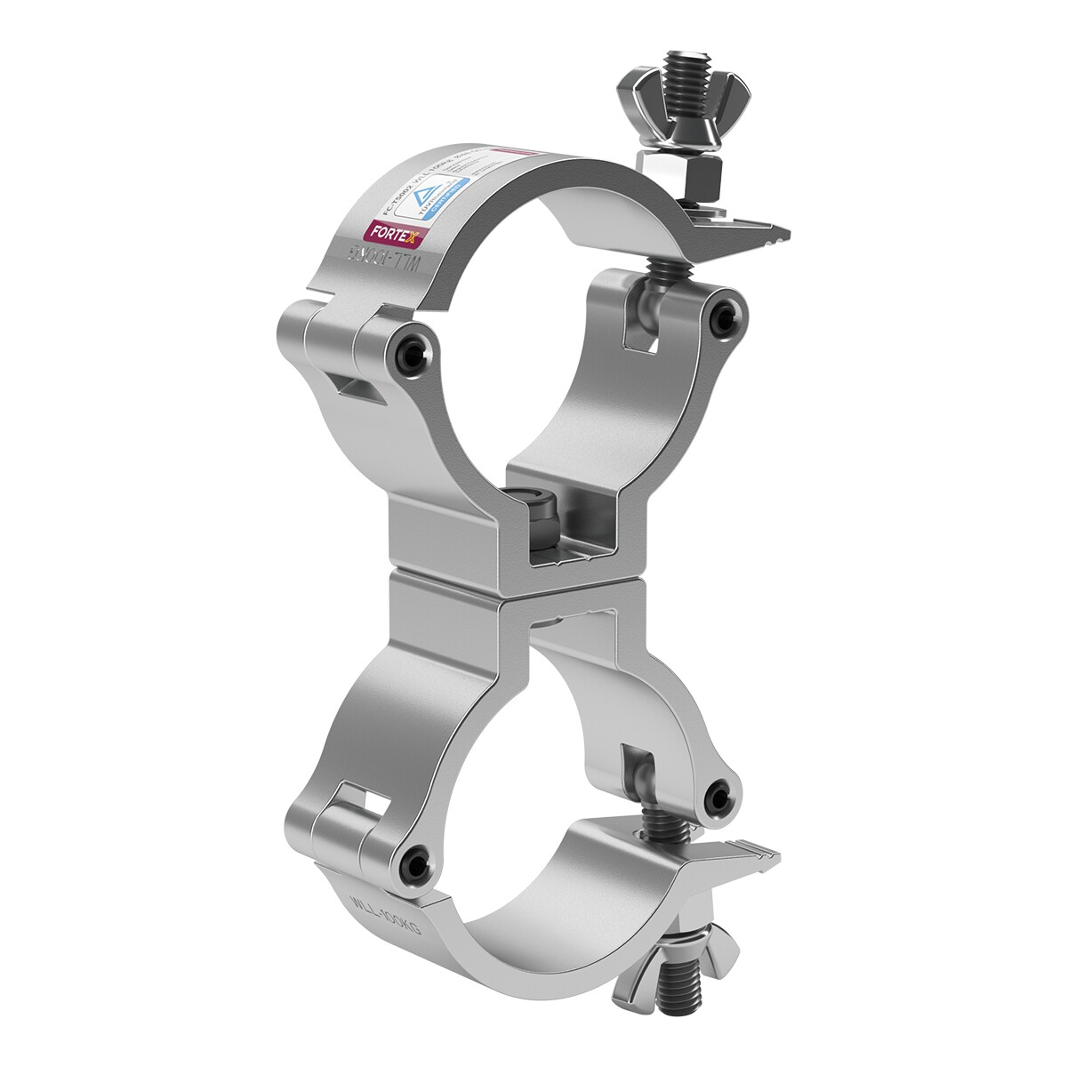 FORTEX Slimline Swivel Coupler truss klem WLL 100kg buis Ø48-51mm FORTEX Slimline Swivel Coupler truss klem WLL 100kg buis Ø48-51mm