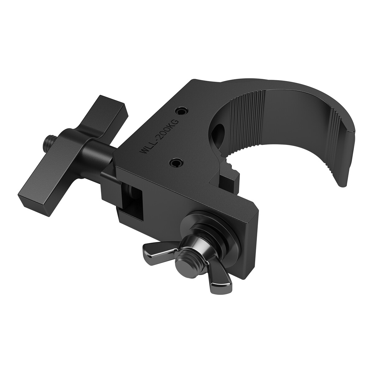 FORTEX Selflock Coupler truss klem Short WLL 200kg buis Ø48-51mm zwart FORTEX Selflock Coupler truss klem Short WLL 200kg buis Ø48-51mm zwart