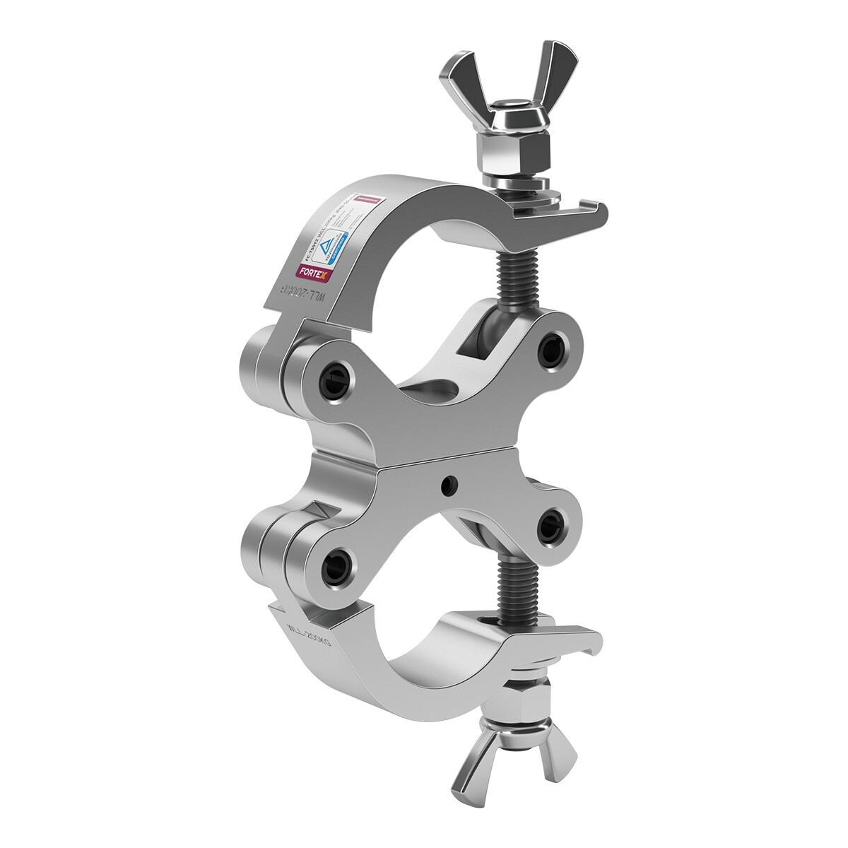 FORTEX Slimline Swivel Coupler truss klem WLL 200kg buis Ø48-51mm FORTEX Slimline Swivel Coupler truss klem WLL 200kg buis Ø48-51mm