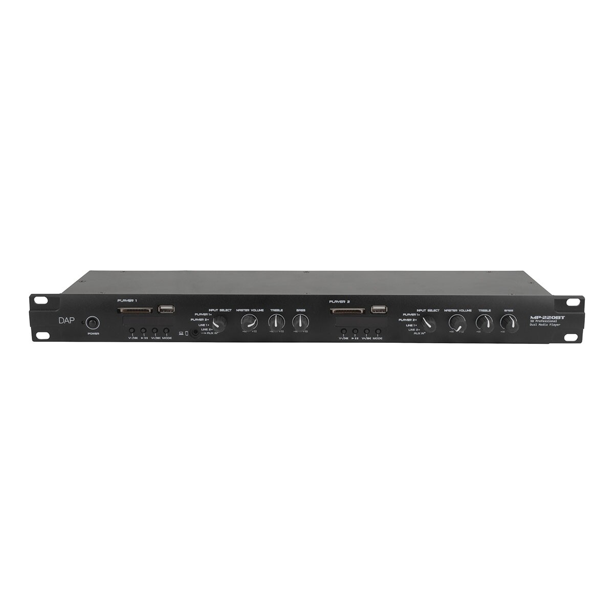 DAP MP-220BT Mediaspeler met bluetooth 1U DAP MP-220BT Mediaspeler met bluetooth 1U
