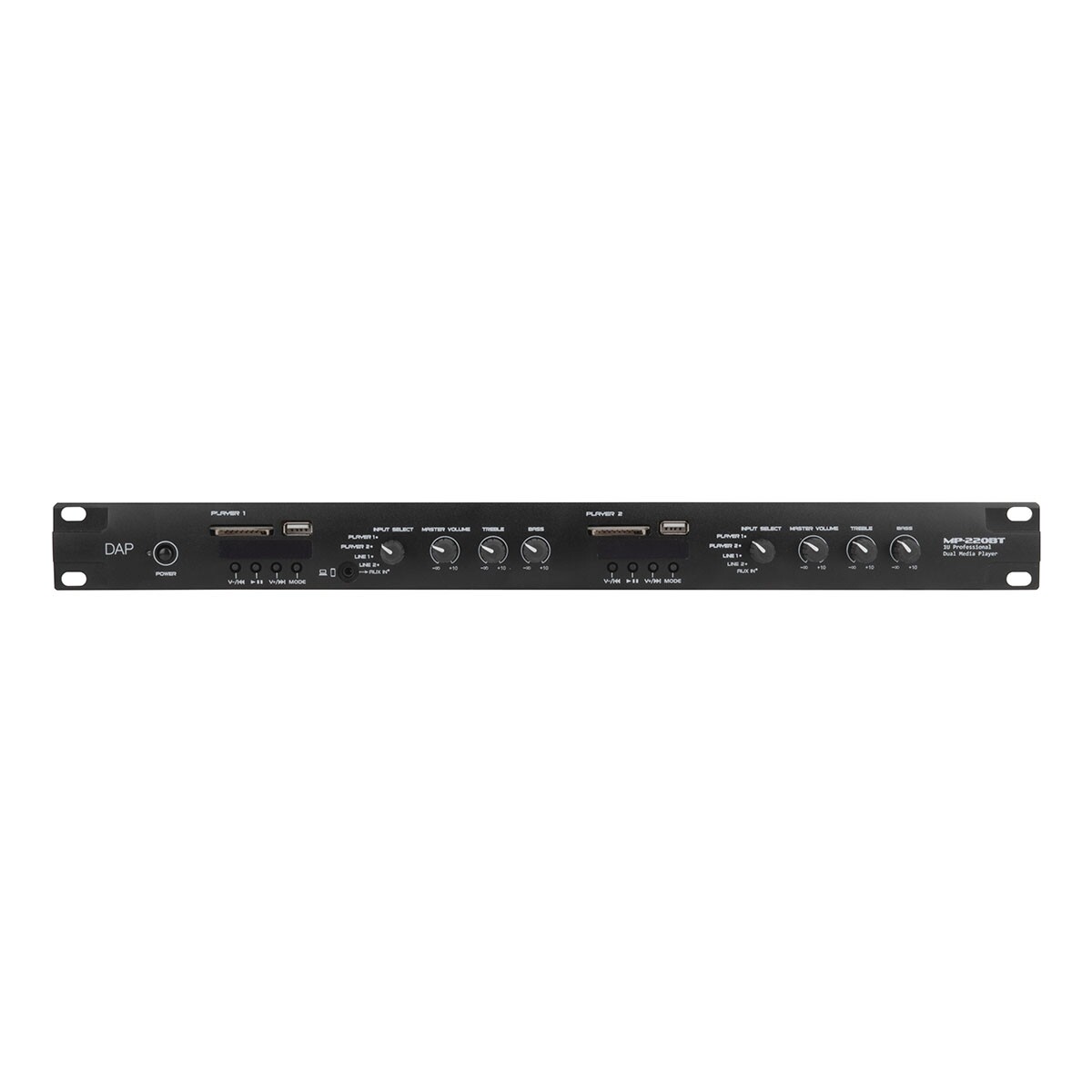 DAP MP-220BT Mediaspeler met bluetooth 1U DAP MP-220BT Mediaspeler met bluetooth 1U