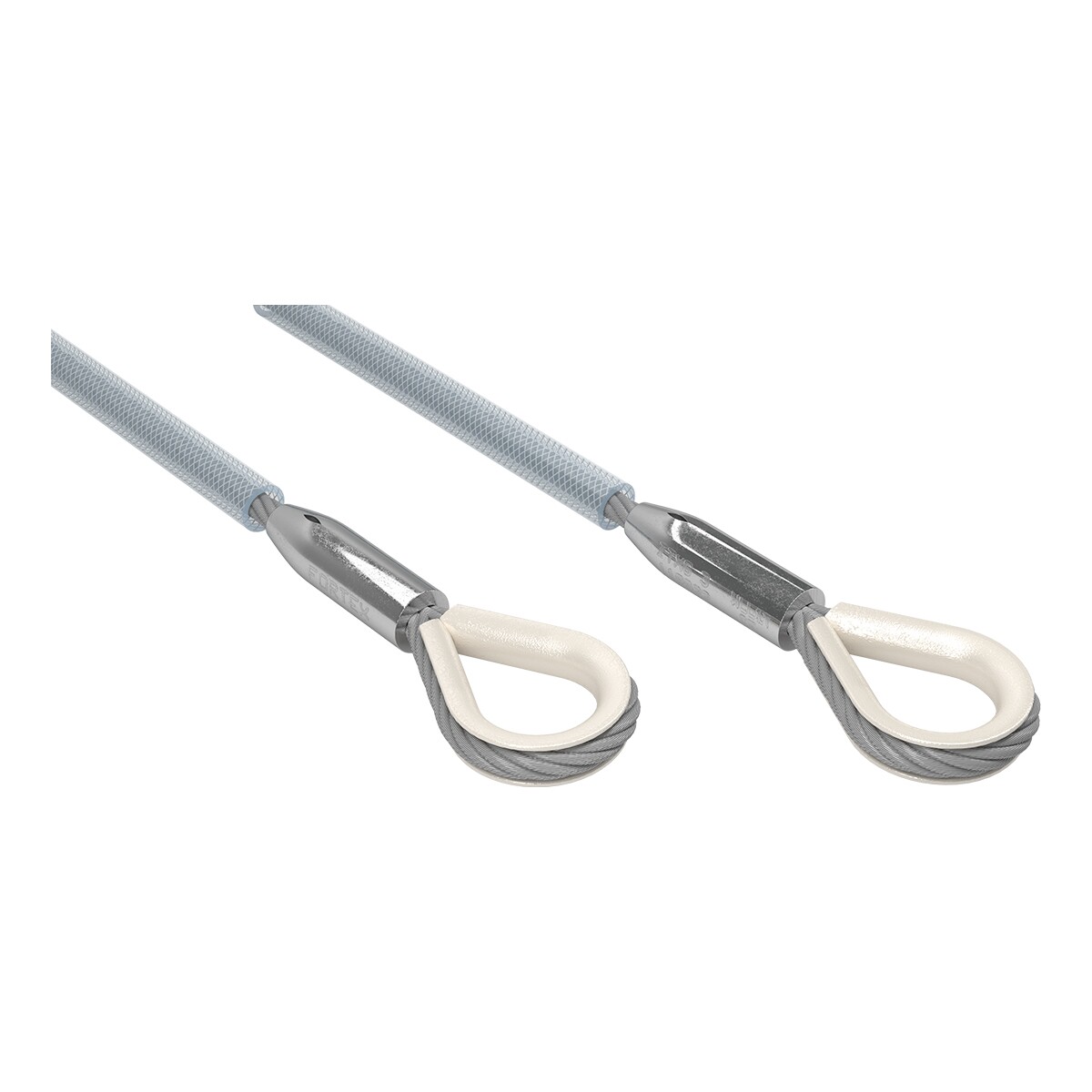FORTEX PVC Steel 3 meter - Ø10mm 1T staalkabel 6x 36 + stk certificaat FORTEX PVC Steel 3 meter - Ø10mm 1T staalkabel 6x 36 + stk certificaat