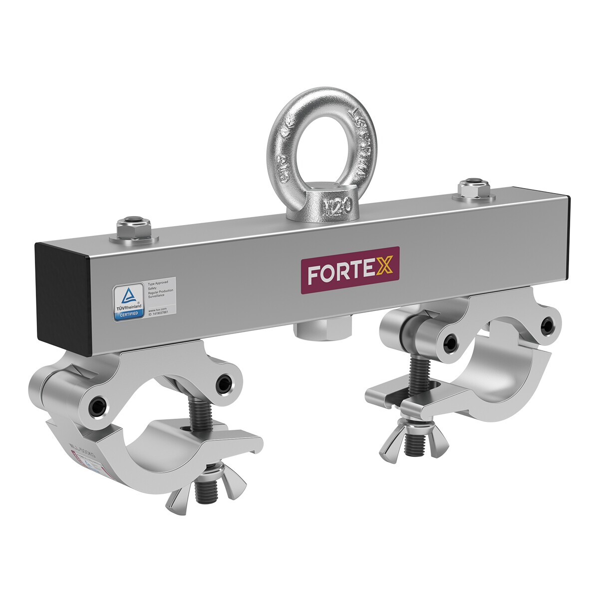 FORTEX truss hijsbracket voor 30 serie WLL 500kg Ø48-51mm FORTEX truss hijsbracket voor 30 serie WLL 500kg Ø48-51mm