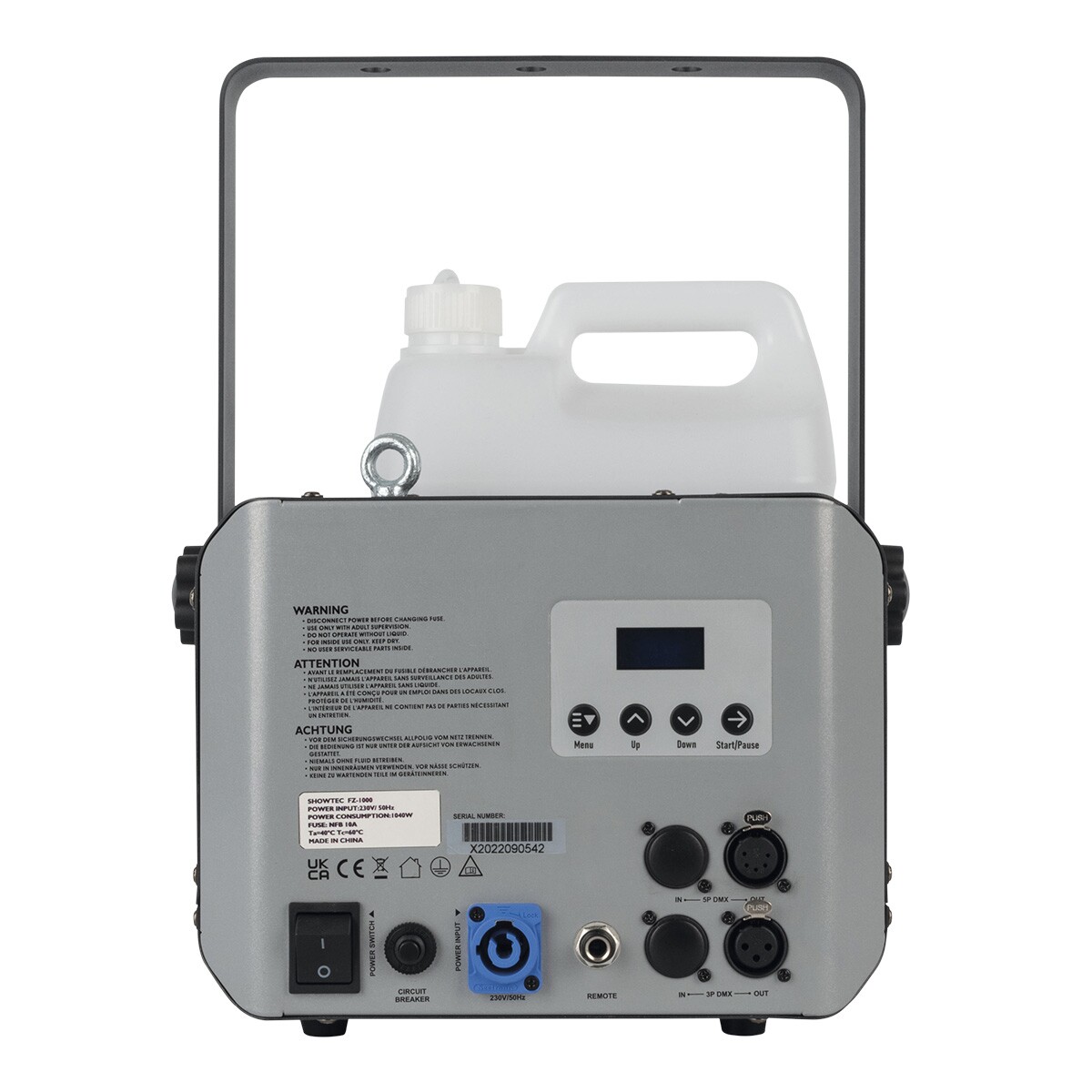 Showtec Stellar FZ-1000 Fazer 1000 W Showtec Stellar FZ-1000 Fazer 1000 W