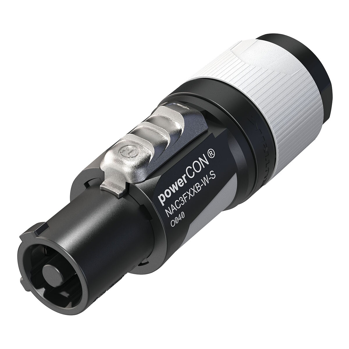 Neutrik® NAC3FXXB-W-S PowerCON grijs power-out NAC3FXXB-W-S Connector - S Neutrik® NAC3FXXB-W-S PowerCON grijs power-out NAC3FXXB-W-S Connector - S