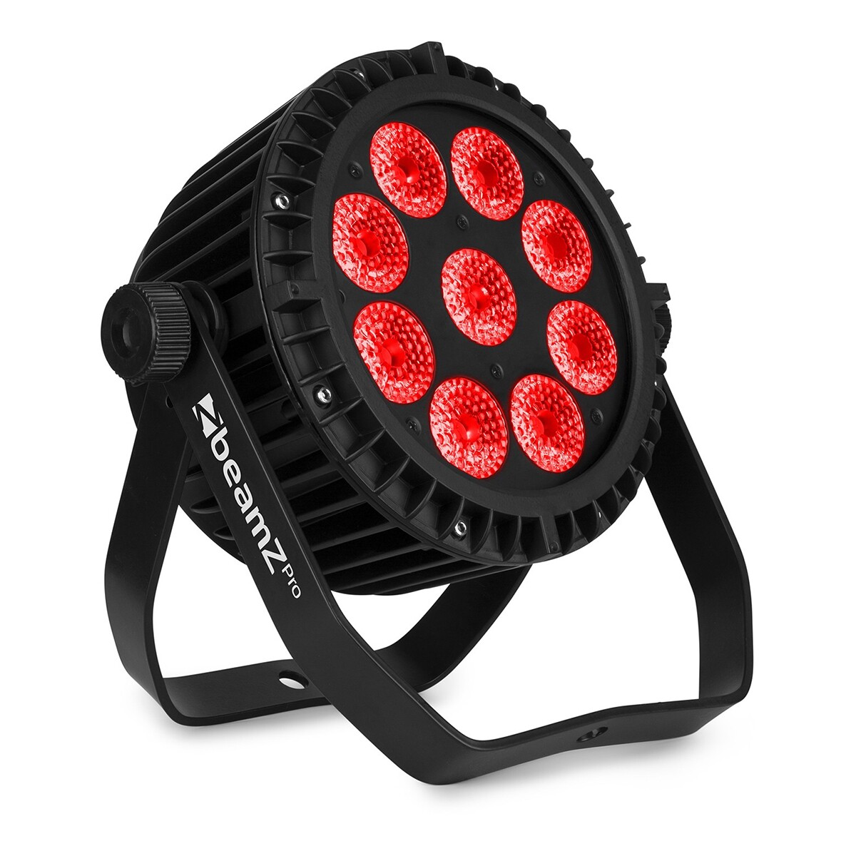 BeamZ WBP912IP aluminium accu LED par RGBAW-UV - 9x 12W BeamZ WBP912IP aluminium accu LED par RGBAW-UV - 9x 12W
