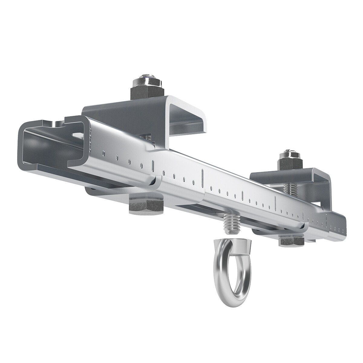 FORTEX GRID Sliding Nut M10 schroefdraad met hijsoog voor railbalkklem FORTEX GRID Sliding Nut M10 schroefdraad met hijsoog voor railbalkklem