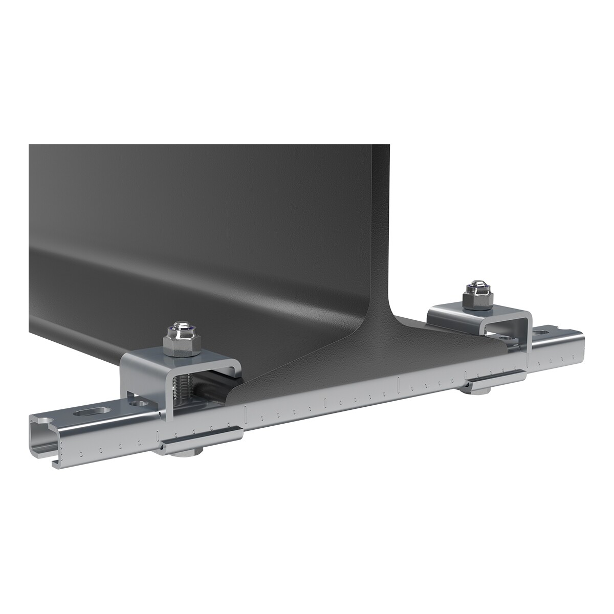 FORTEX GRID railbalkklem voor balkbreedte 40-320mm FORTEX GRID railbalkklem voor balkbreedte 40-320mm
