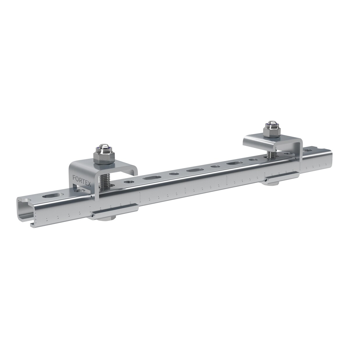 FORTEX GRID railbalkklem voor balkbreedte 40-230mm FORTEX GRID railbalkklem voor balkbreedte 40-230mm