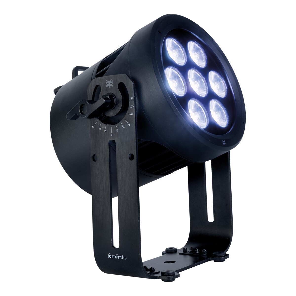 Infinity Raccoon Junior P7/4 Professionele RGBM Par Can Infinity Raccoon Junior P7/4 Professionele RGBM Par Can